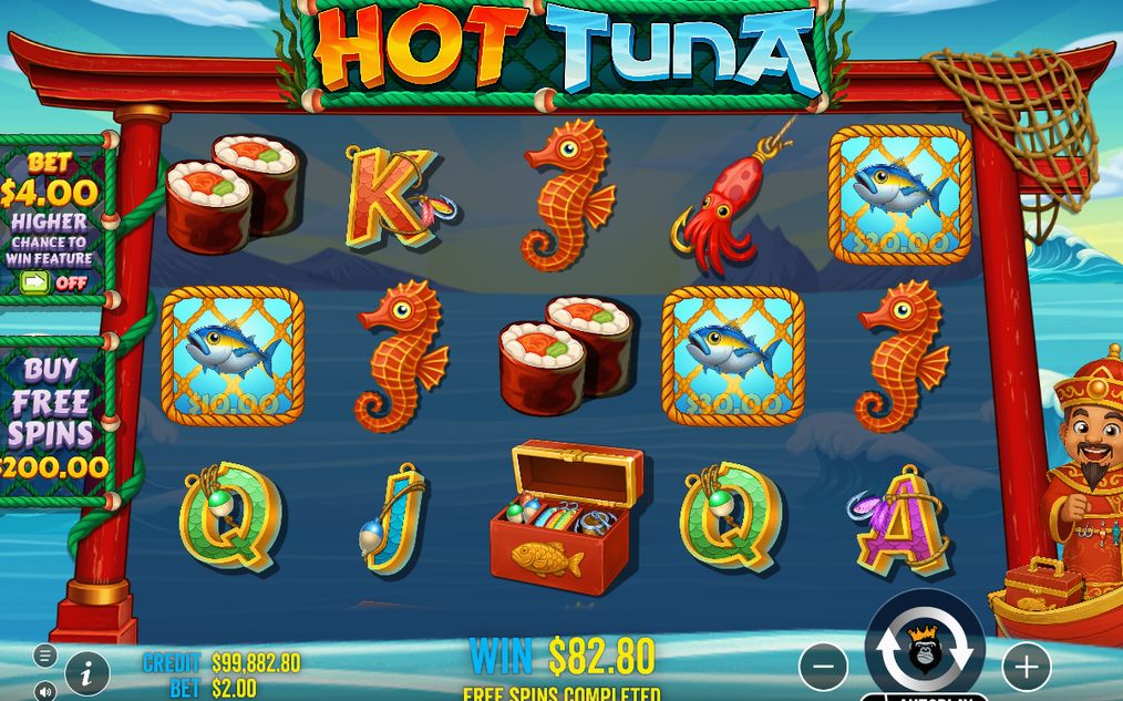 Full screen of MONEY values collected in free spins