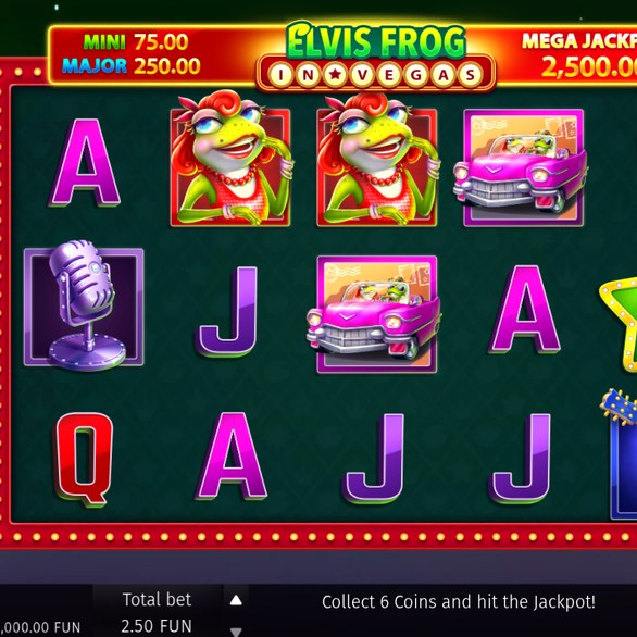 Elvis Frog in Vegas