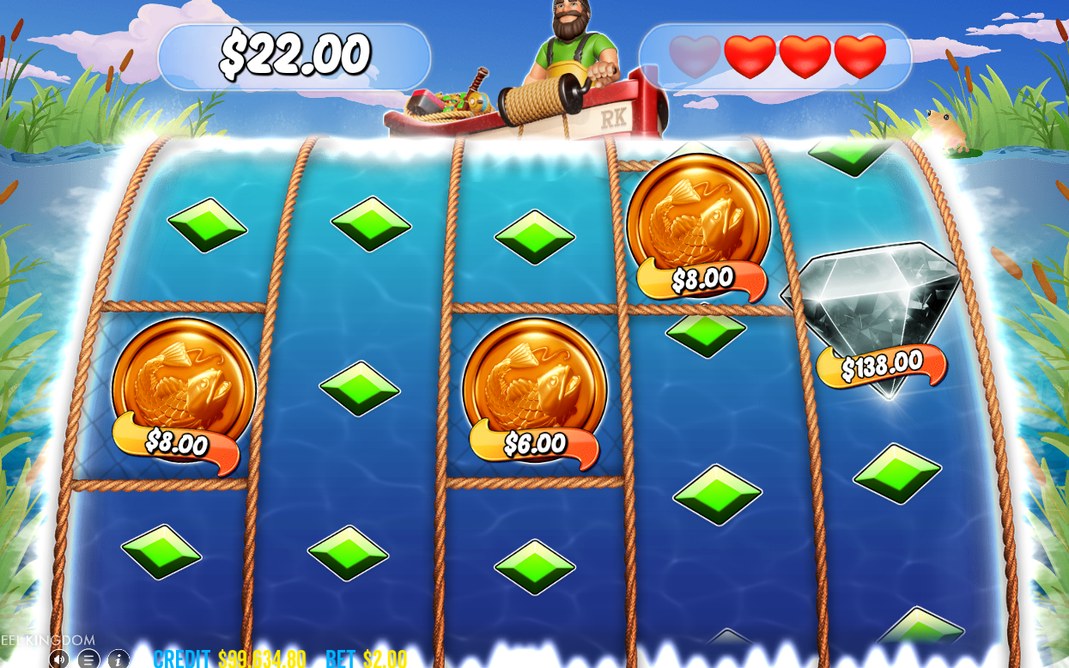 MONEY values stack against the four-respin counter